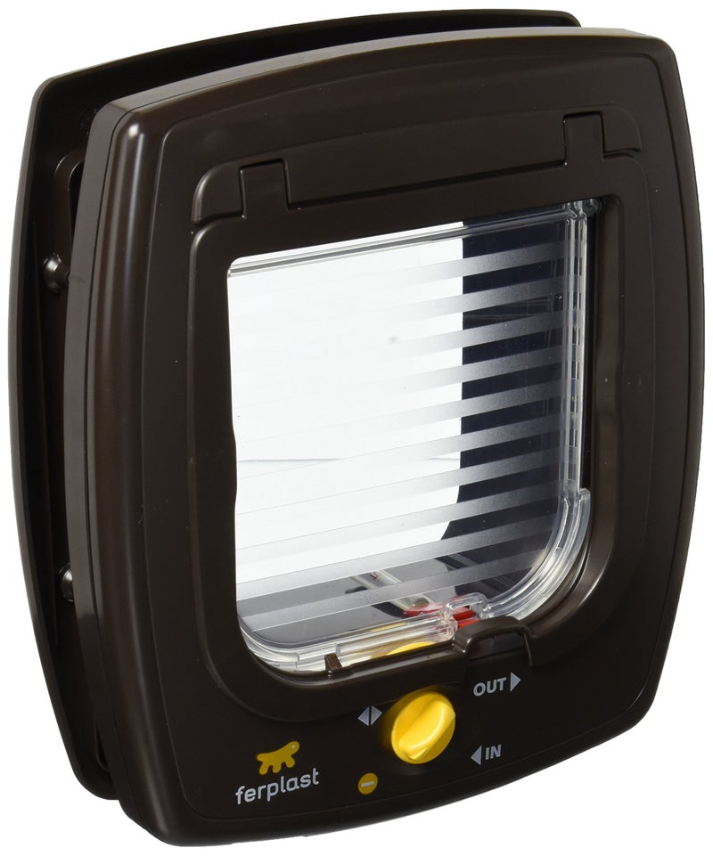 Ferplast Cat Flap Swing 7, Brown - Image 1